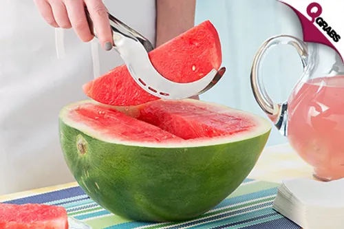 From QR19 Enjoy a Tropical Treat with a Watermelon Corer & Server! (Up to QR60 Value)